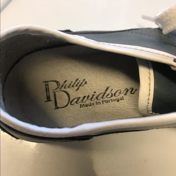 Philip Davidson Leather Sneakers in Gray Size 38 | eBay Philip Davidson Leather Sneakers in Gray Size 38